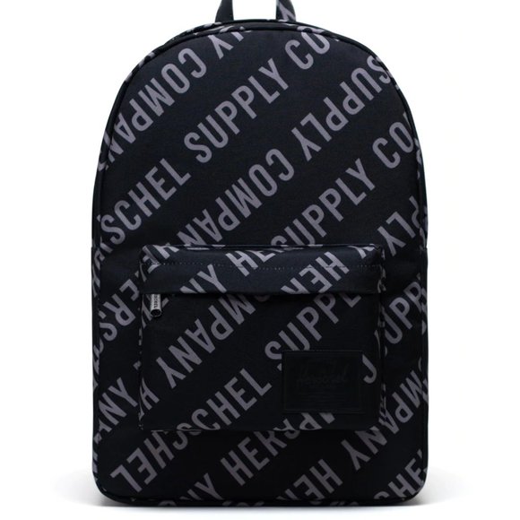 New Herschel Supply Co. Midway Backpack Roll Call Black 18.25"H x 12.25" W x 7" - Picture 1 of 13